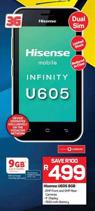 Hisense U605 8GB