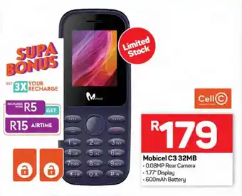 Pick n Pay Mobicel C3 32MB offer