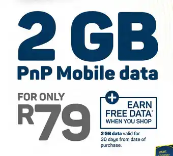 Pick n Pay PnP Mobile data 2GB offer