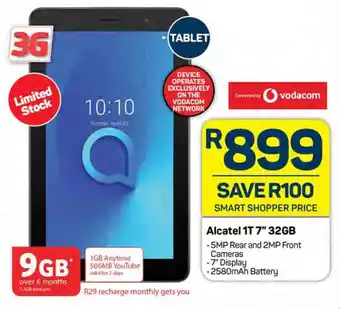Pick n Pay Alcatel 1T 7" 32GB offer