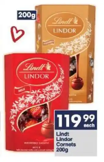 Lindt Lindor Cornets 200g