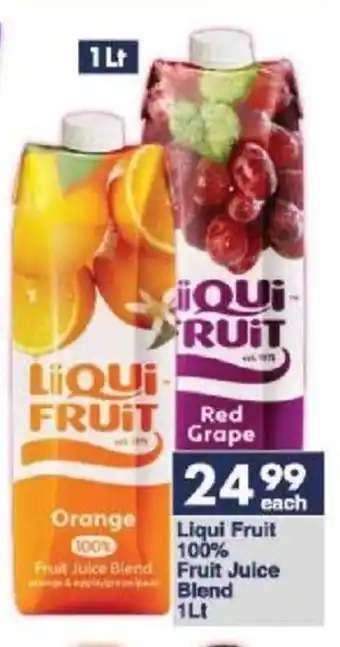 President Hyper Liqui Fruit 100% Fruit Juice Blend 1Lt offer