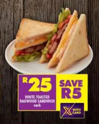 Shoprite WHITE TOASTED DAGWOOD SANDWICH offer