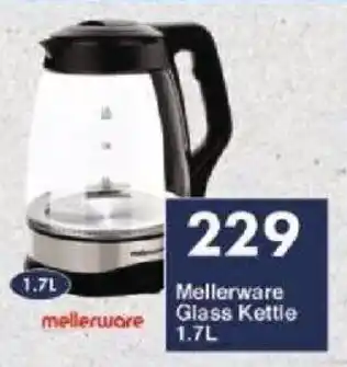 President Hyper Mellerware Glass Kettle 1.7L offer