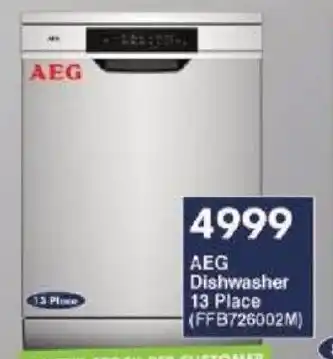 AEG Dishwasher 13 Place (FFB726002M)