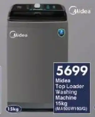 President Hyper Midea Top Loader Washing Machine 15kg offer