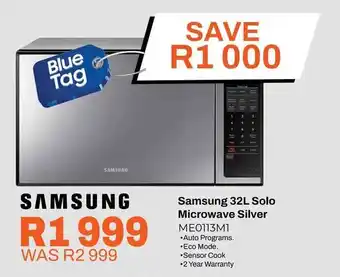 Samsung 32L Solo Microwave Silver
