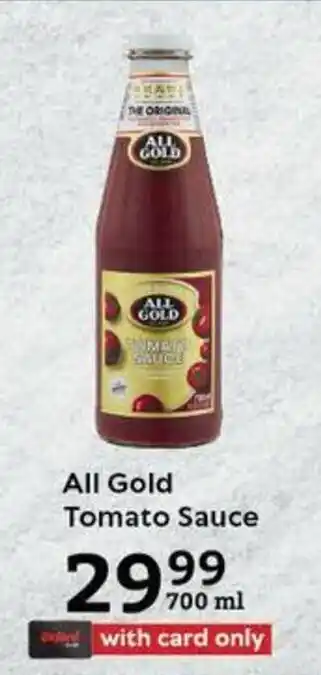 Oxford Freshmarket All Gold Tomato Sauce offer