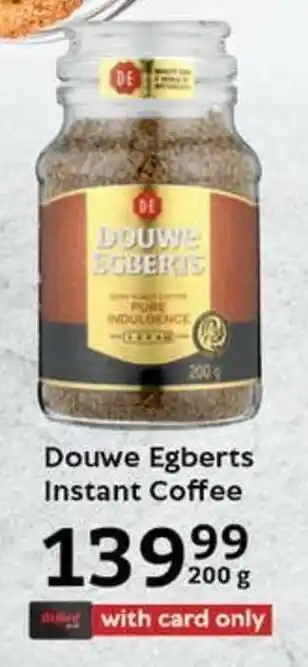 Oxford Freshmarket Douwe Egberts Instant Coffee offer