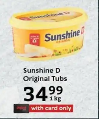 Sunshine D Original Tubs 1kg