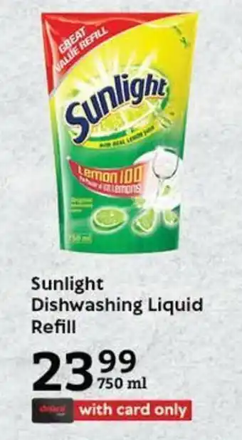 Oxford Freshmarket Sunlight Dishwashing Liquid Refill offer