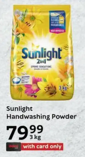 Oxford Freshmarket Sunlight Handwashing Powder offer