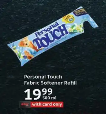 Oxford Freshmarket Personal Touch Fabric Softener Refill offer