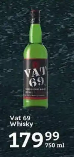 Oxford Freshmarket Vat 69 Whisky offer
