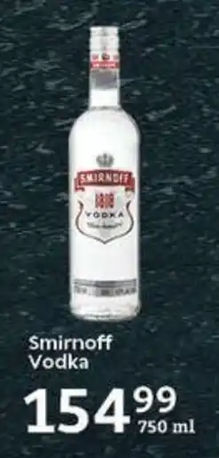 Oxford Freshmarket Smirnoff Vodka offer