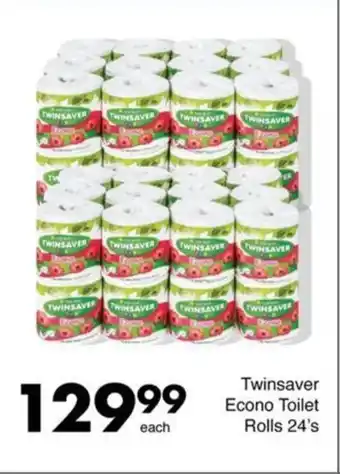 Twinsaver Econo Toilet Rolls 24's