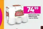 Game Stella Artois Can-6 x 410ml Per Pack offer