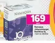 Game Namaqua Johannisberger Red Wine-5L Each offer