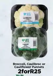 Food Lover's Market Broccoli, Caulibroc Or Cauliflower Punnets-For 2 offer