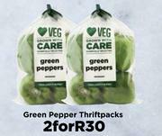 Food Lover's Market Green Pepper Thriftpacks-For 2 offer