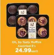 Food Lover's Market Oh, So Tasty Muffins Assorted-6's Each offer