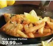 Fish & Chips Portion-Each