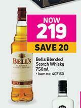 Game Bells Blended Scotch Whisky-750ml offer