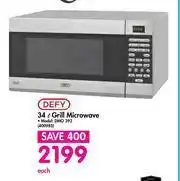 Builders Warehouse Defy 34L Grill Microwave DMO 392 offer