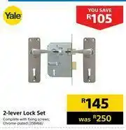 Builders Warehouse Yale 2 Lever Lock Set offer