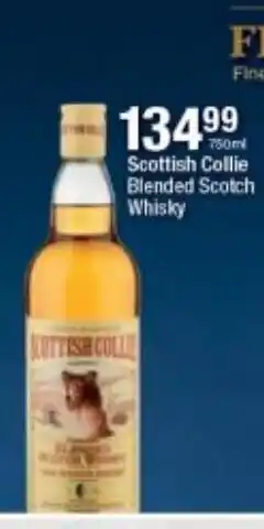 Checkers Liquor Shop Scottish Collie Blended Scotch Whiskey 750ml offer