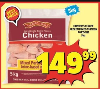 Usave Farmer's Choice Frozen Mixed Chicken Portions 5kg offer
