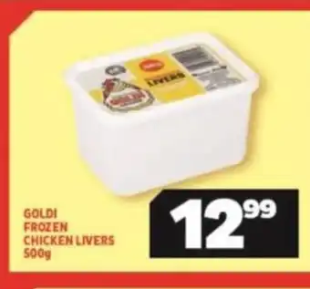 Usave Goldi Frozen Chicken Livers 500g offer