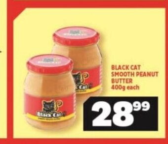Usave Black Cat Smooth Peanut Butter 400g each offer