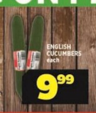 English Cucumbers each