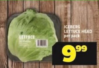 Iceberg Lettuce Head per pack