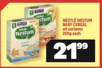 Usave Nestle Nestum Baby Cereal All Variants 250g each offer