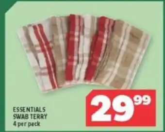 Usave Essentials Swab Terry 4 per pack offer