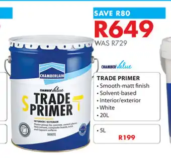Chamberlain ChamberValue Trade Primer White 20L offer