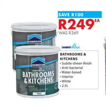 ChamberValue Bathrooms & Kitchen Water Based 2.5L