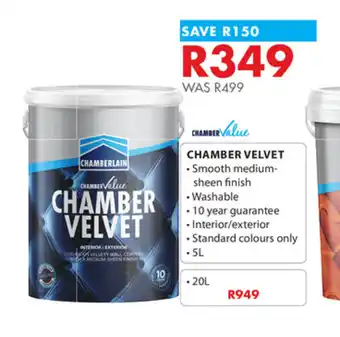 Chamberlain ChamberValue Chamber Velvet 5L offer