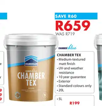 Chamberlain ChamberValue Chamber TEX 20L offer