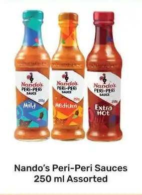 Game Nando's Peri-Peri Sauces 250ml Assorted offer