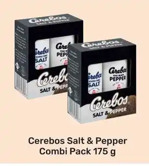 Game Cerebos Salt & Pepper Combi Pack 175g offer