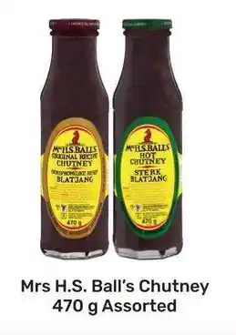 Game Mrs H.S. Ball's Chutney 470g Assorted offer