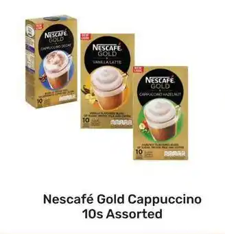 Game Nescafé Gold Cappuccino 10s Assorted offer