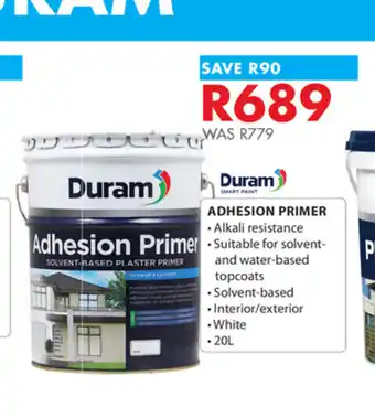 Chamberlain Duram Adhession Primer Solvent Based 20L offer