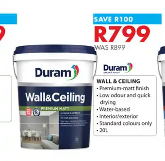 Chamberlain Duram Wall & Ceiling Water Based 20L offer