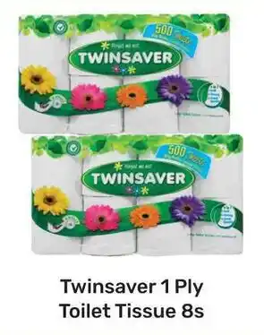 Game Twinsaver 1 Ply Toilet Tissue 8s offer