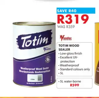Chamberlain Woodoc Totim Wood Sealer 5L offer