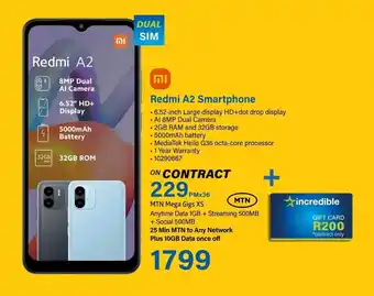 Incredible Connection Redmi A2 Smartphone offer